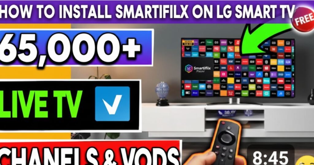 compete guide on how to install smartiflix on LG Smart Tv
