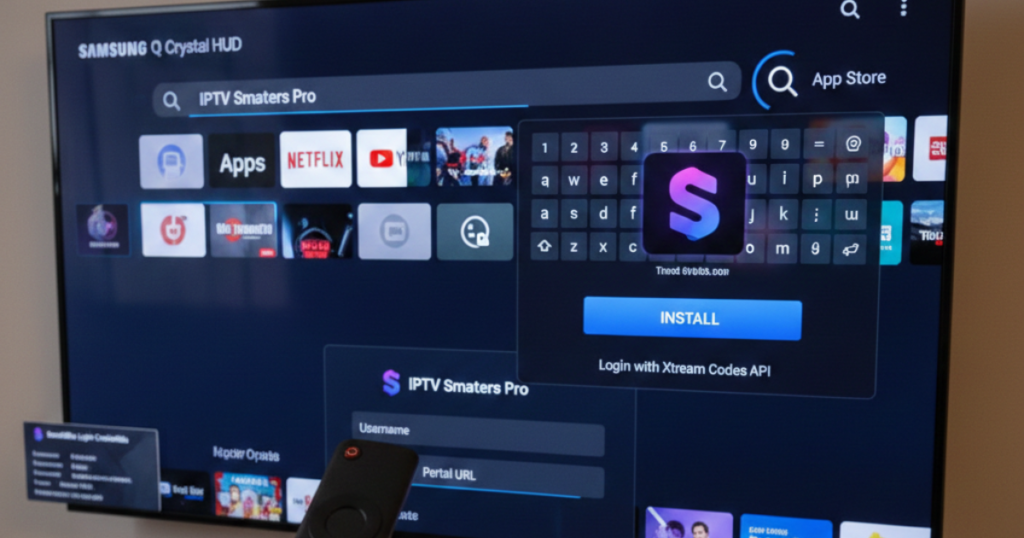 Install the smartiflix on samsung smart tv 